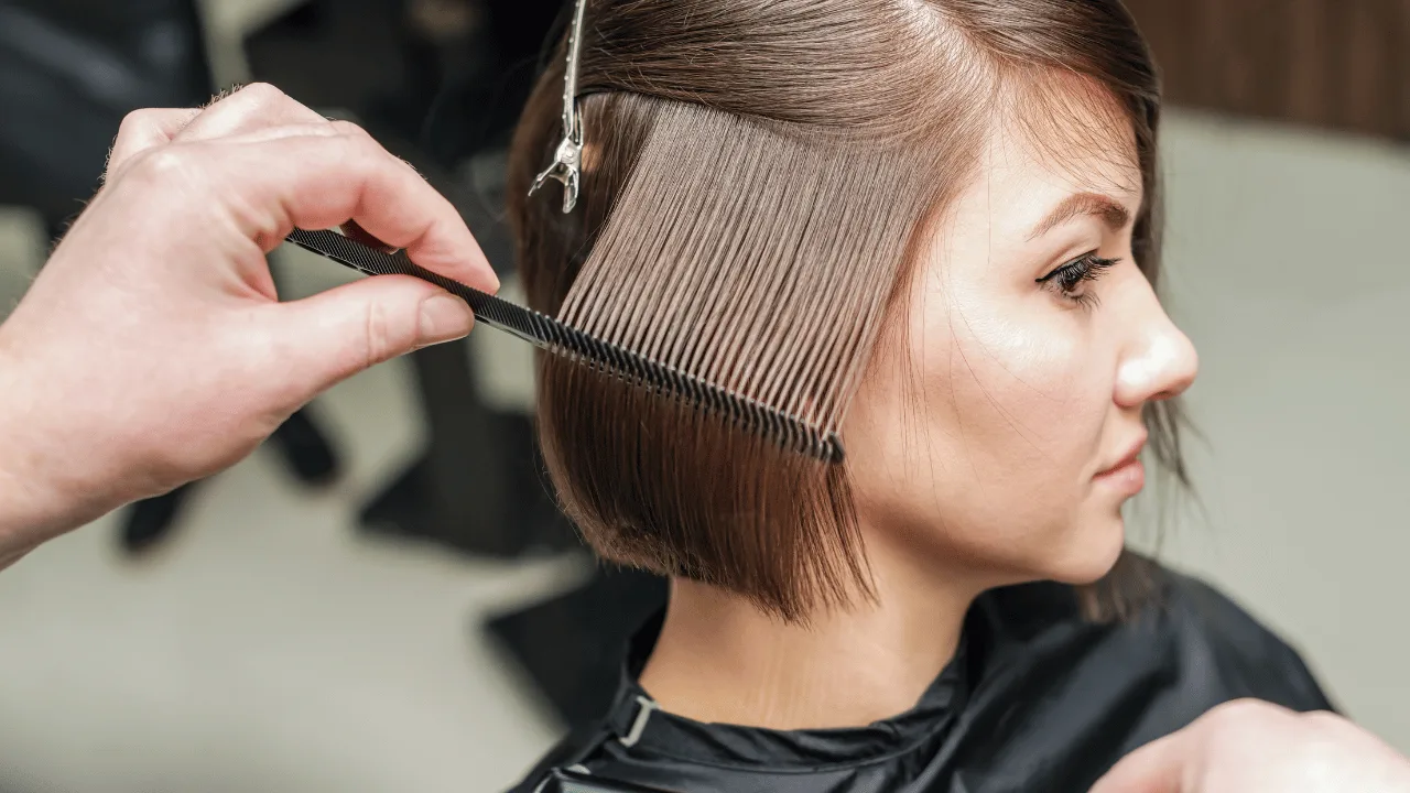 Haircut for Big Forehead women